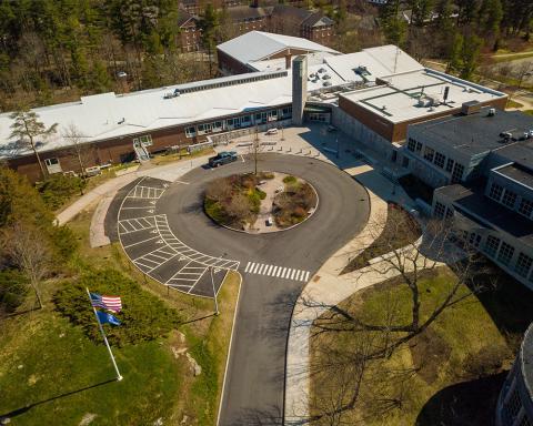 Aerial view of the MUB